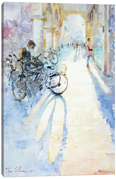 Light Und Shadows In The City Canvas Art Print - Igor Zhuk