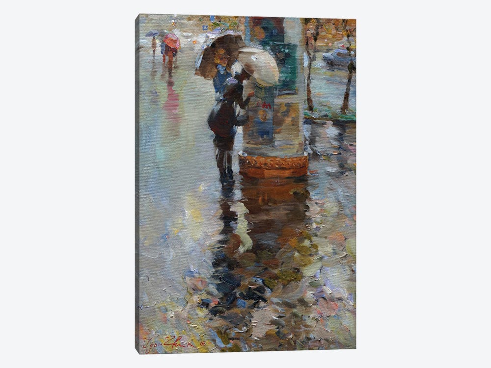 Rain In Kyiv by Igor Zhuk 1-piece Canvas Art Print