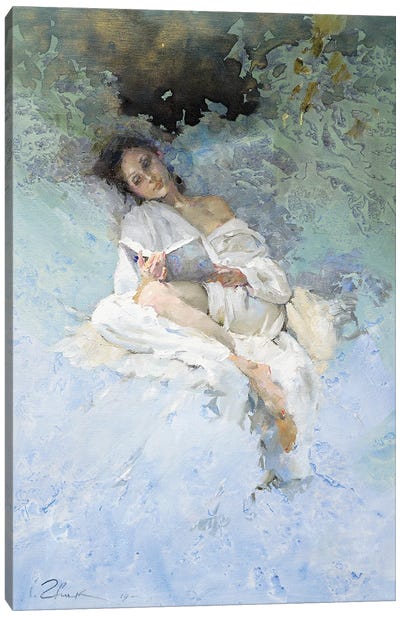 Reading Canvas Art Print - Igor Zhuk