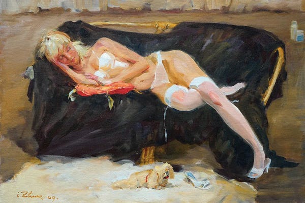 Igor Zhuk: Sleeping Woman by Igor Zhuk