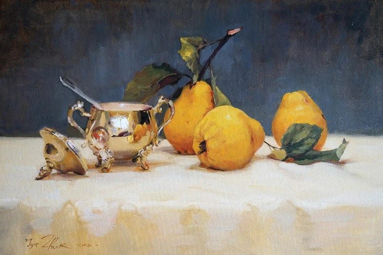 Still Life With Silver Sugar Bowl