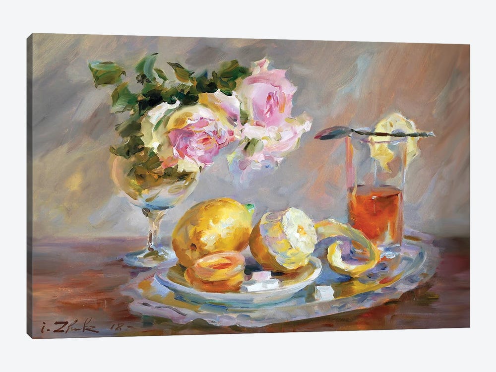 Tea With Lemon by Igor Zhuk 1-piece Canvas Art Print