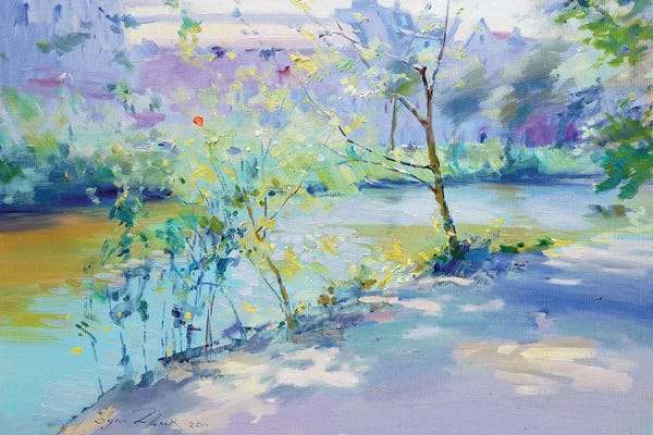 Pastel Impressionism: The Alley by Igor Zhuk