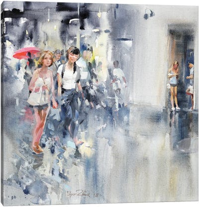 The Energy Of Rain Canvas Art Print - Igor Zhuk