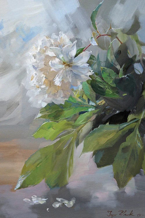 White Peonies by Igor Zhuk wall art