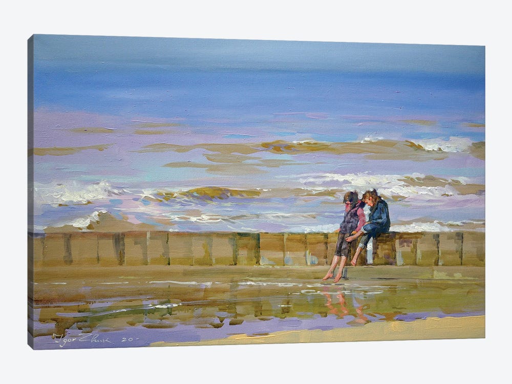 Windy Beach by Igor Zhuk 1-piece Canvas Print