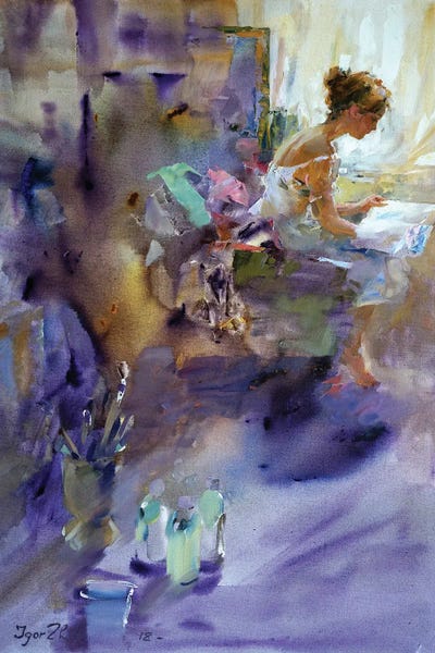 The back light by Igor Zhuk canvas print