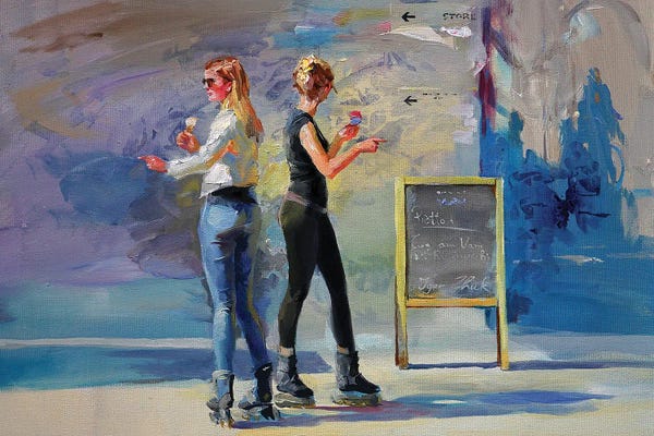 Rollerblading & Roller Skating: An Ice On Skates by Igor Zhuk