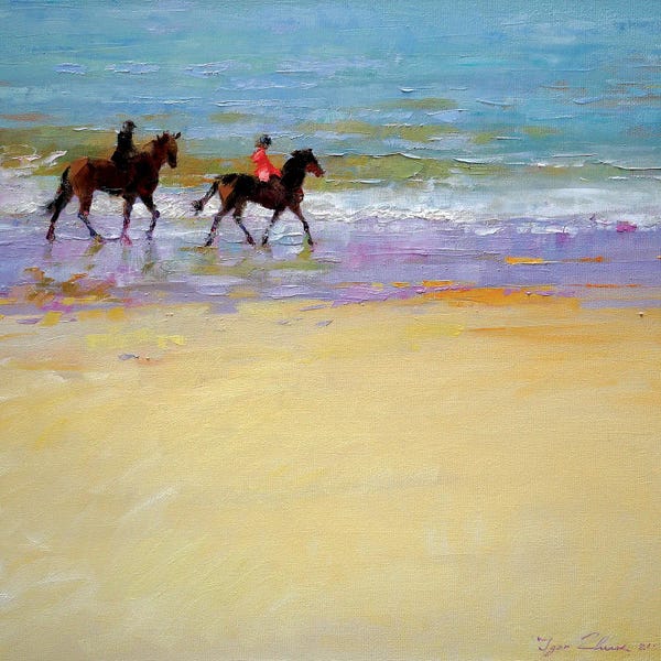 Igor Zhuk: Ride At Beach by Igor Zhuk