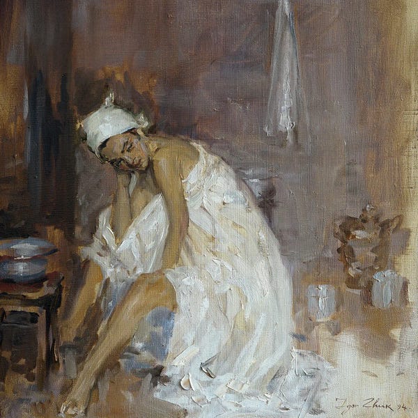 Igor Zhuk: In The Bathroom II by Igor Zhuk
