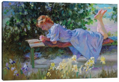 Exams Canvas Art Print - Daffodil Art