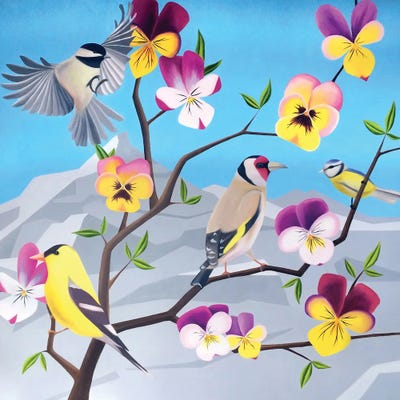 Spring Branch by Ildze Ose canvas print