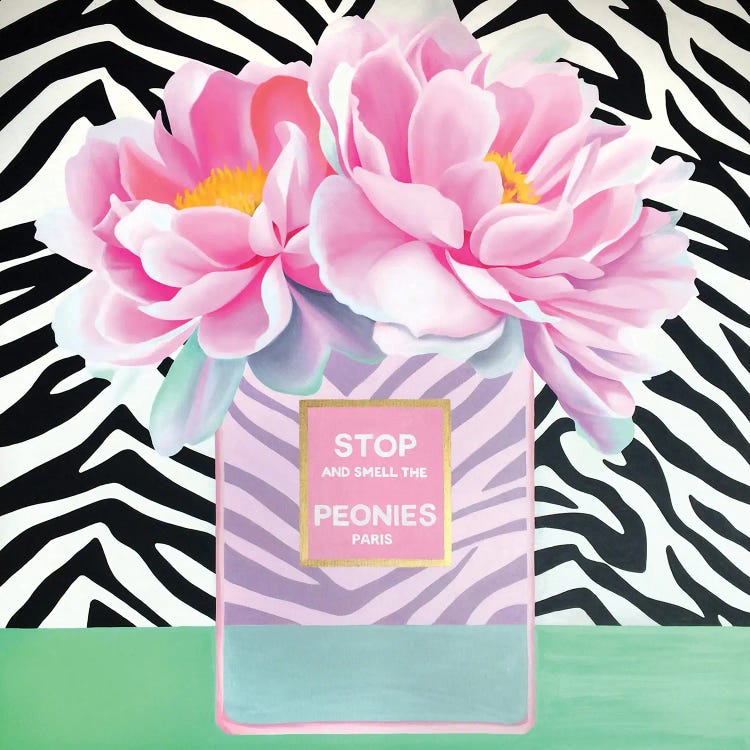 Stop And Smell The Peonies by Ildze Ose wall art