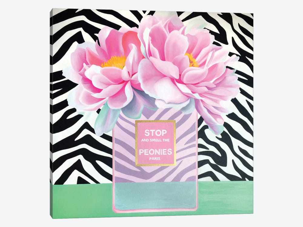 Stop And Smell The Peonies by Ildze Ose 1-piece Art Print