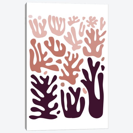 Coral Ombre Canvas Print #IZP5} by Izabela Pichotka Canvas Print