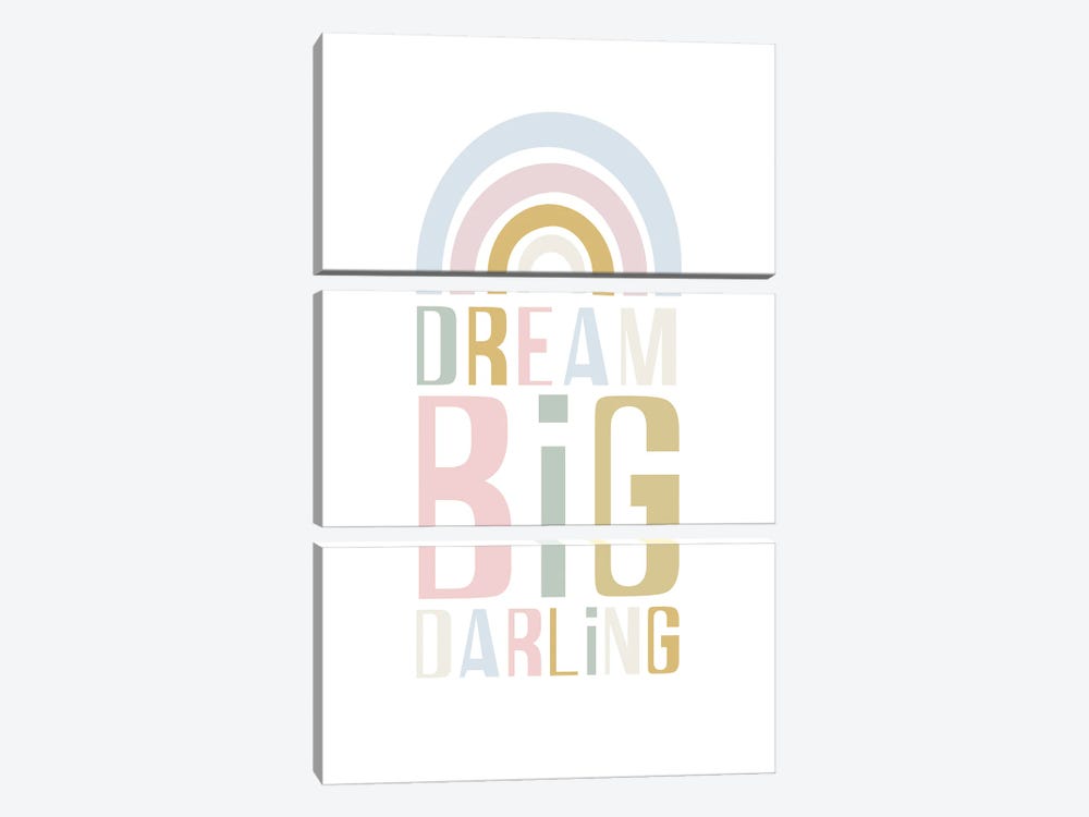 Dream Big Darling by Izabela Pichotka 3-piece Canvas Artwork