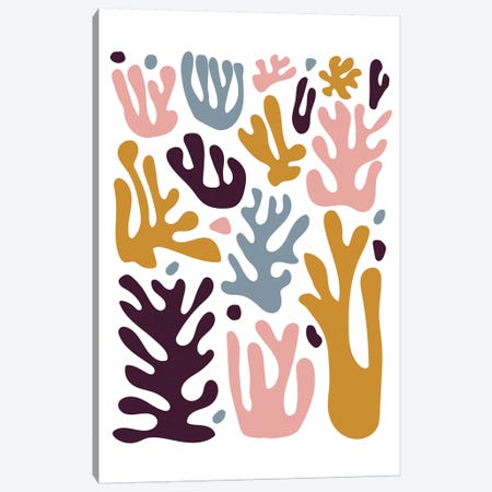Coral Senf Canvas Print #IZP8} by Izabela Pichotka Canvas Art