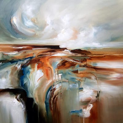 Beneath The Surface by J.A Art framed canvas print