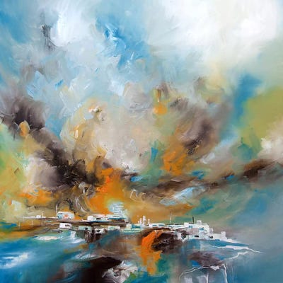 Nestled by J.A Art framed canvas print