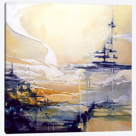 Sail Ship Canvas Print #JAB21} by J.A Art Art Print
