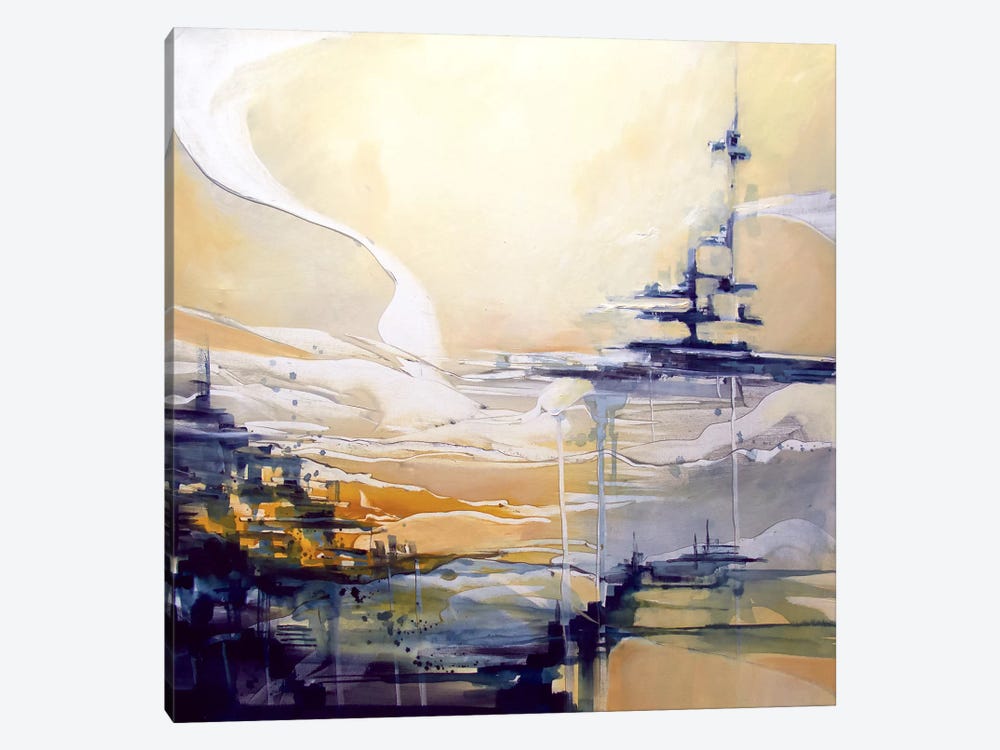 Sail Ship by J.A Art 1-piece Canvas Print