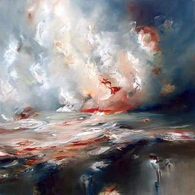 The Rush by J.A Art canvas print