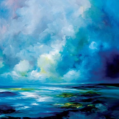 Blue Velvet by J.A Art canvas print