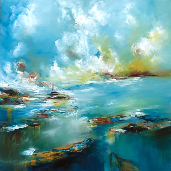 Abstract Expressionism: Chasing The Wind by J.A Art