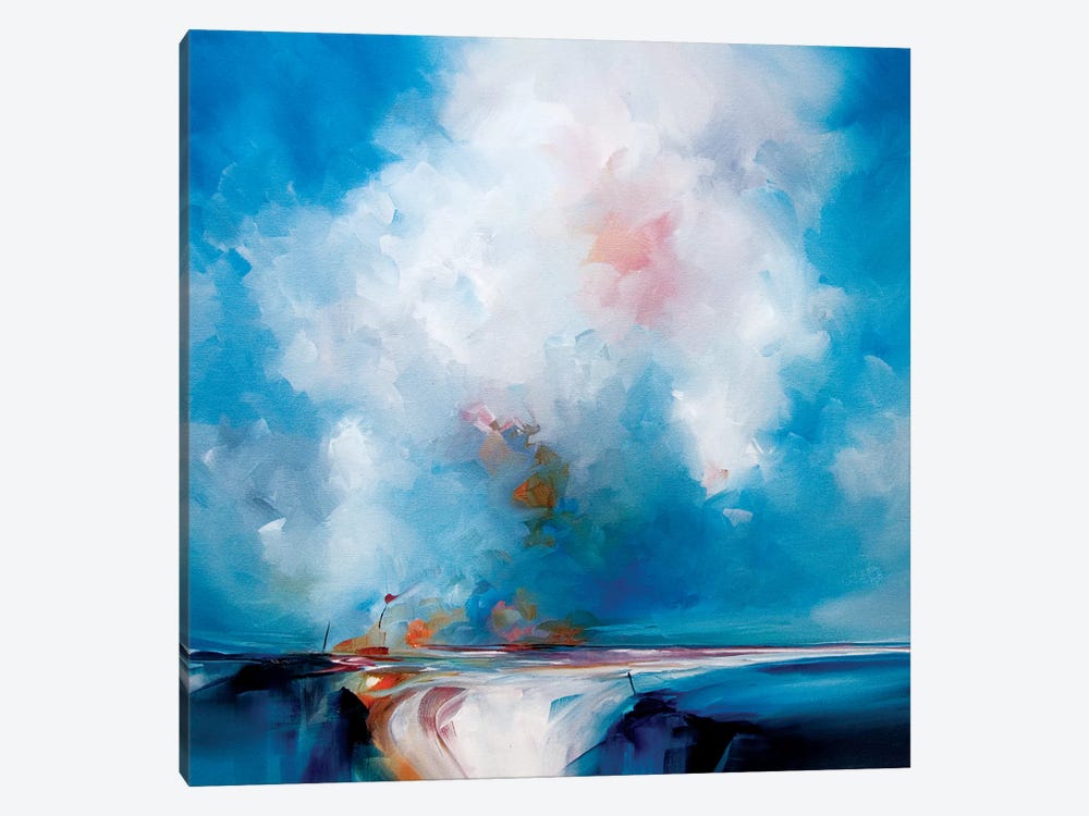 Glow In The Blue by J.A Art 1-piece Canvas Print