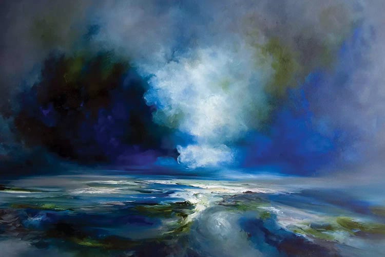 Blue Meaning Canvas Print By J A Art Icanvas