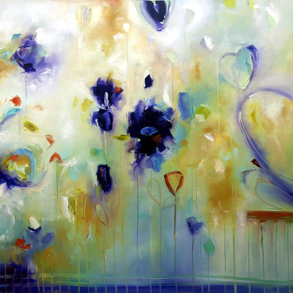 Abstract Floral & Botanical: Dance Of Summer by J.A Art