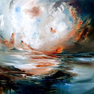 Echo by J.A Art framed canvas print