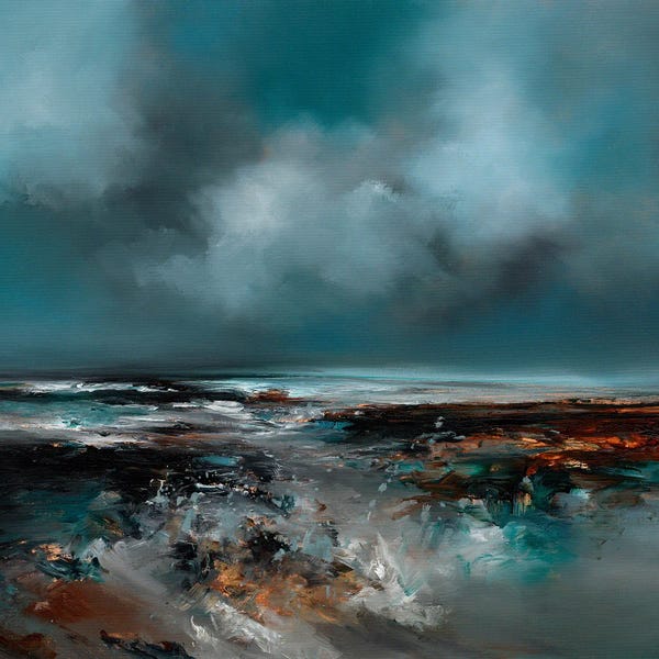 Effortless Earth Tone Abstracts: Beach Life by J.A Art