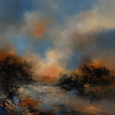 Autumn Glades II by J.A Art multi panel art