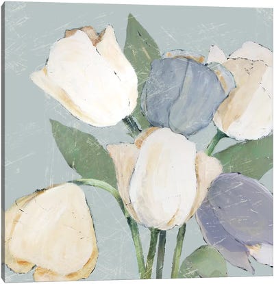 French Tulips II Canvas Art Print - French Country Décor