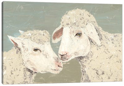 Sweet Lambs II Canvas Art Print