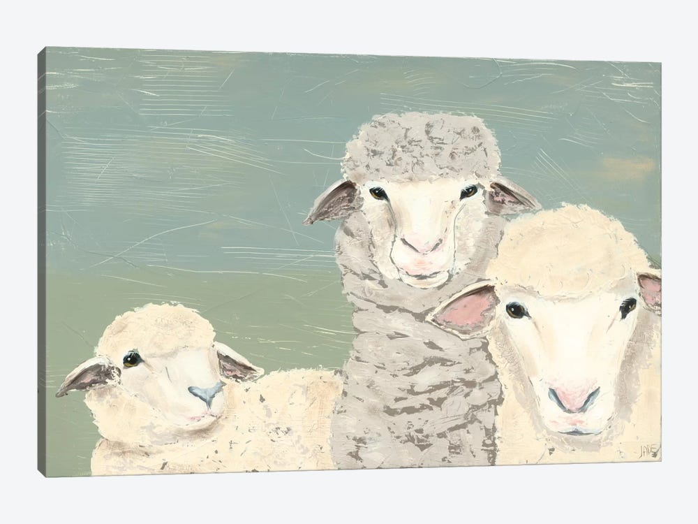 Bashful Sheep II by Jade Reynolds 1-piece Canvas Art