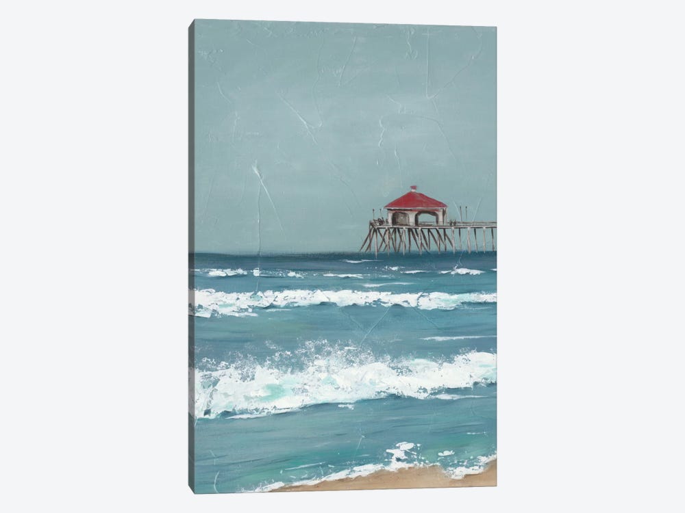 Fishing Pier Diptych I by Jade Reynolds 1-piece Canvas Print