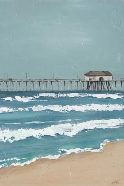 Docks & Piers: Fishing Pier Diptych II by Jade Reynolds