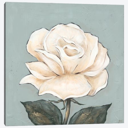 One Tan Rose Canvas Print #JAD35} by Jade Reynolds Canvas Art Print