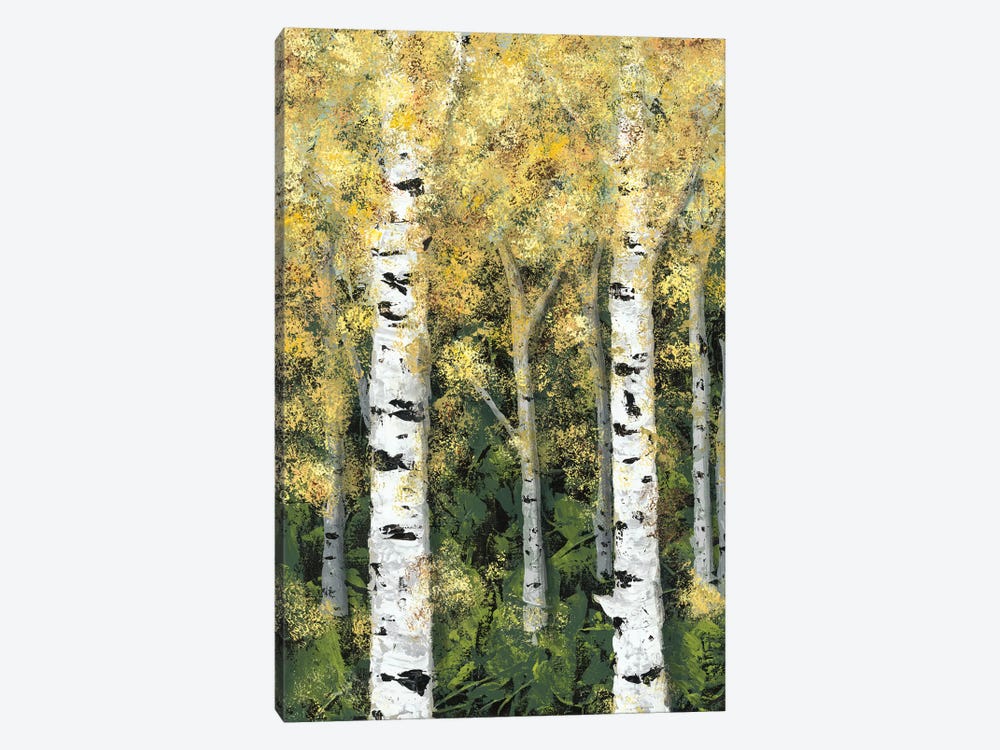 Birch Treeline I by Jade Reynolds 1-piece Canvas Art