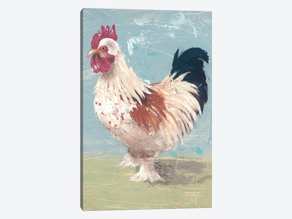 Farm Life-Chickens II by Jade Reynolds 1-piece Canvas Art Print