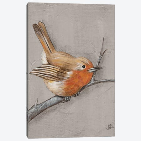 Winter Bird II Canvas Print #JAD82} by Jade Reynolds Art Print