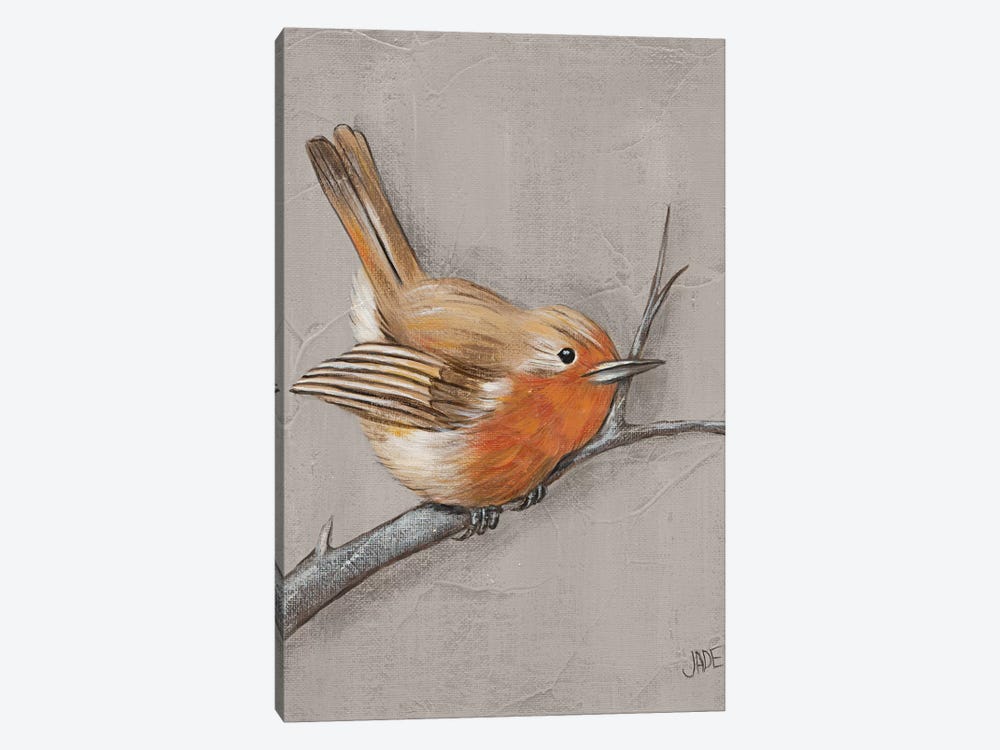 Winter Bird II by Jade Reynolds 1-piece Canvas Artwork