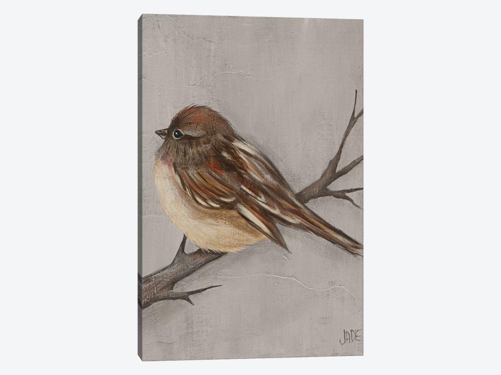 Winter Bird III by Jade Reynolds 1-piece Canvas Art Print