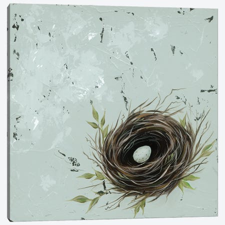 Flower Nest I Canvas Print #JAD87} by Jade Reynolds Canvas Art