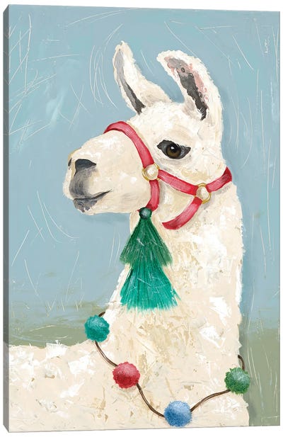 Painted Llama I Canvas Art Print