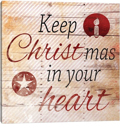 Christmas In Your Heart Canvas Art Print