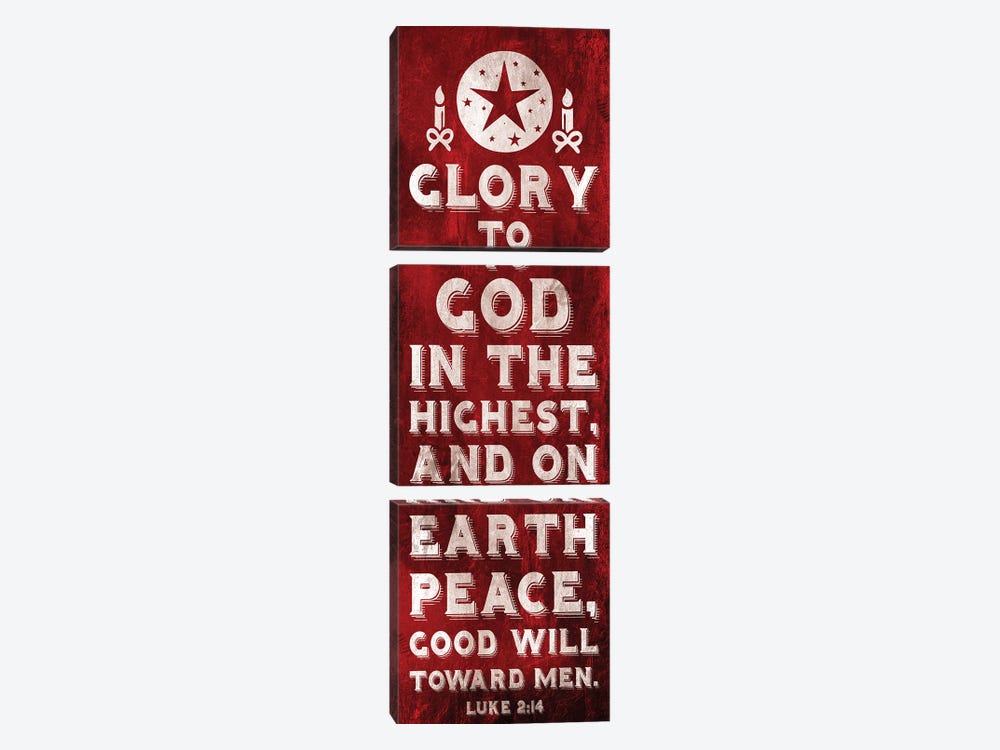 Glory To God by Jace Grey 3-piece Canvas Art