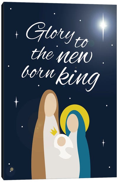 Nativity King Canvas Art Print